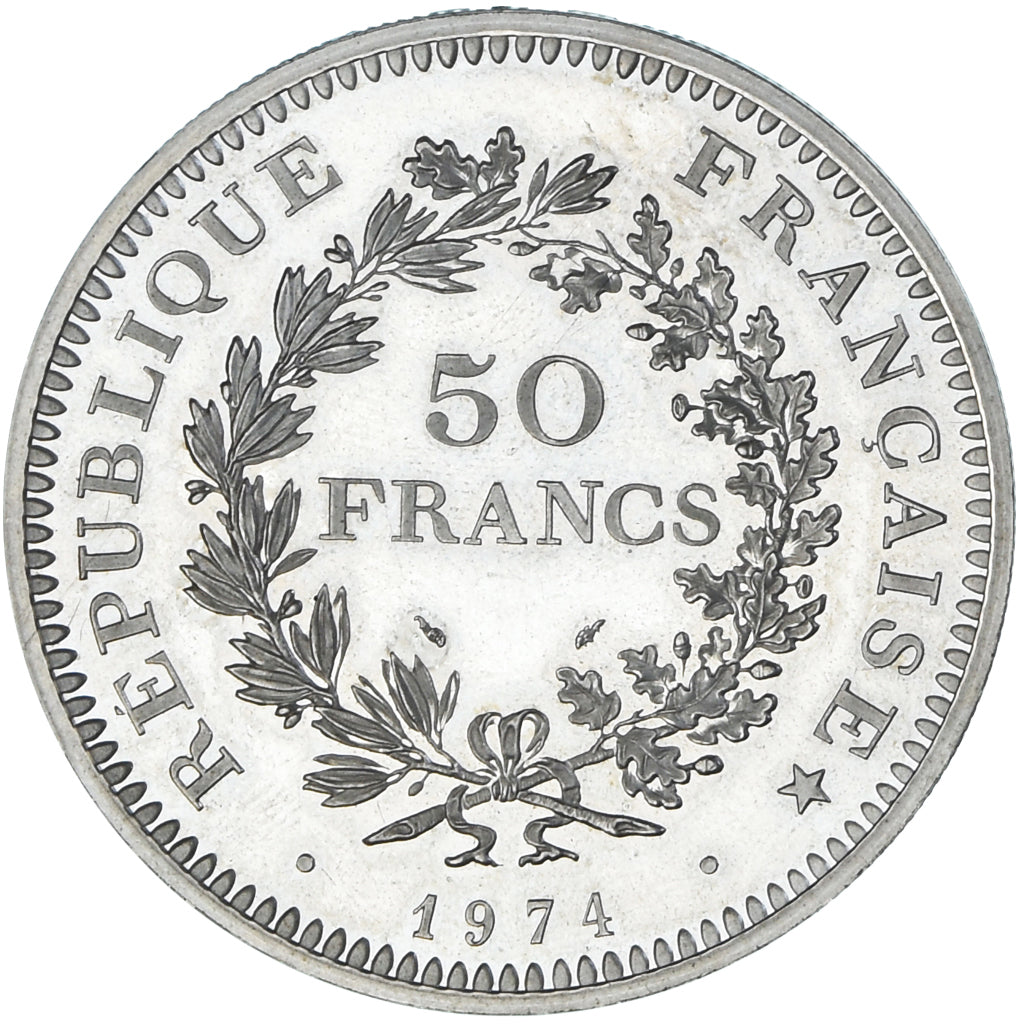 Monnaie, France, Hercule, 50 Francs, 1974, Paris, Piéfort, SPL, Argent, KM:P509