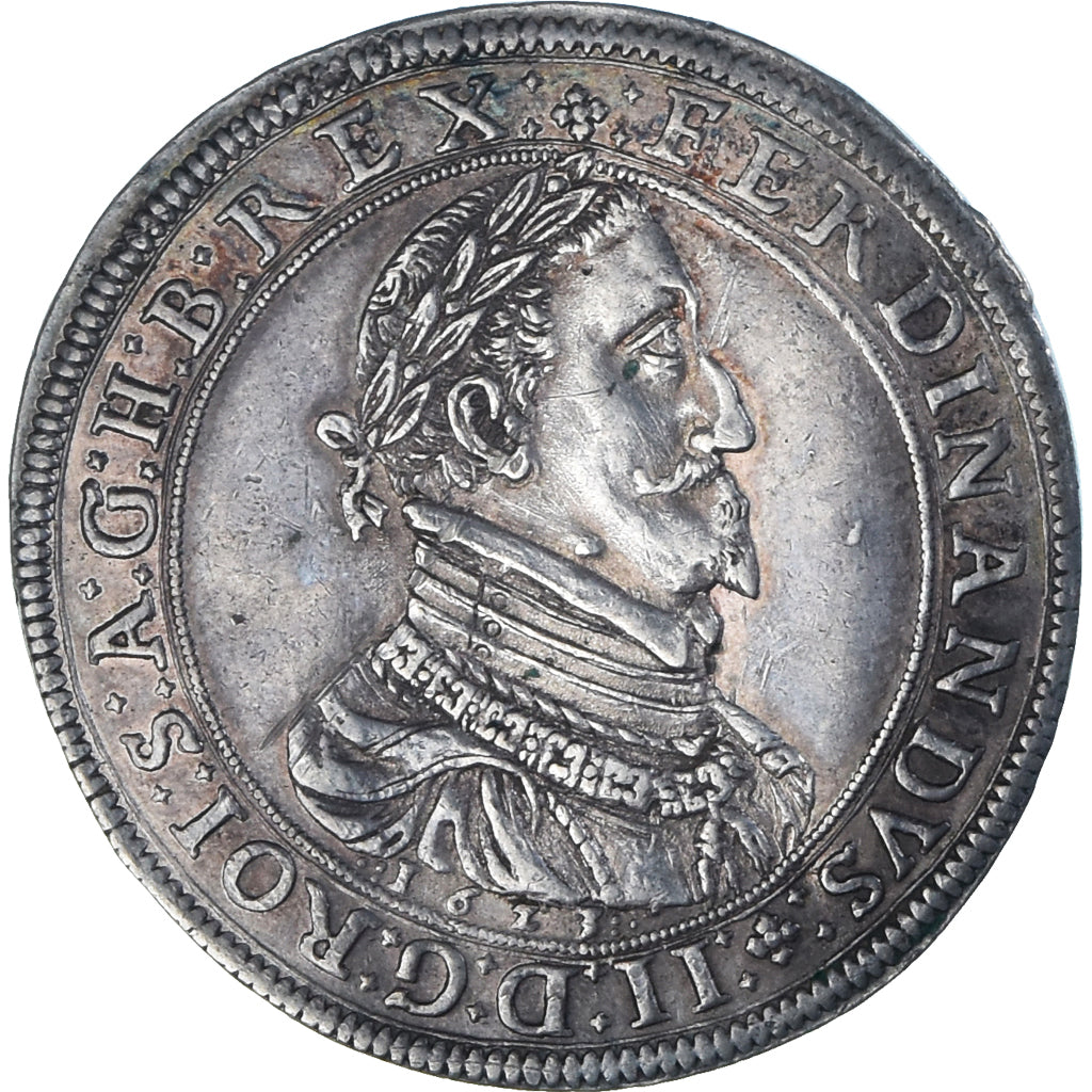 Coin, Austria, Ferdinand II, Thaler, 1623, Graz, AU(50-53), Silver, KM:453