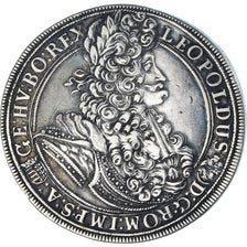 Coin, Austria, Leopold I, Thaler, 1699, Vienna, AU(50-53), Silver