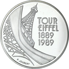 Coin, France, Tour Eiffel, 5 Francs, 1989, Monnaie de Paris, BE, MS(65-70)