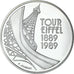 Coin, France, Tour Eiffel, 5 Francs, 1989, Monnaie de Paris, BE, MS(65-70)