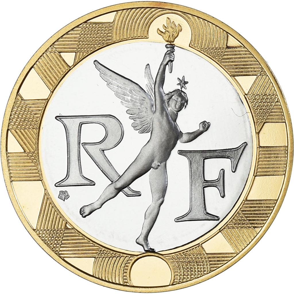 Moneta, Francia, Génie de la Bastille, 10 Francs, 1988, Monnaie de Paris, BE