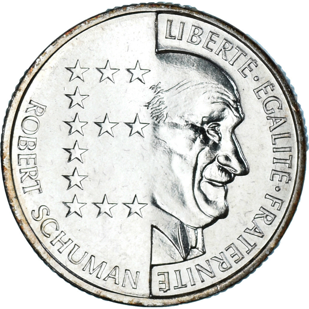Moneta, Francia, Robert Schumann, 10 Francs, 1986, Monnaie de Paris, BU, FDC