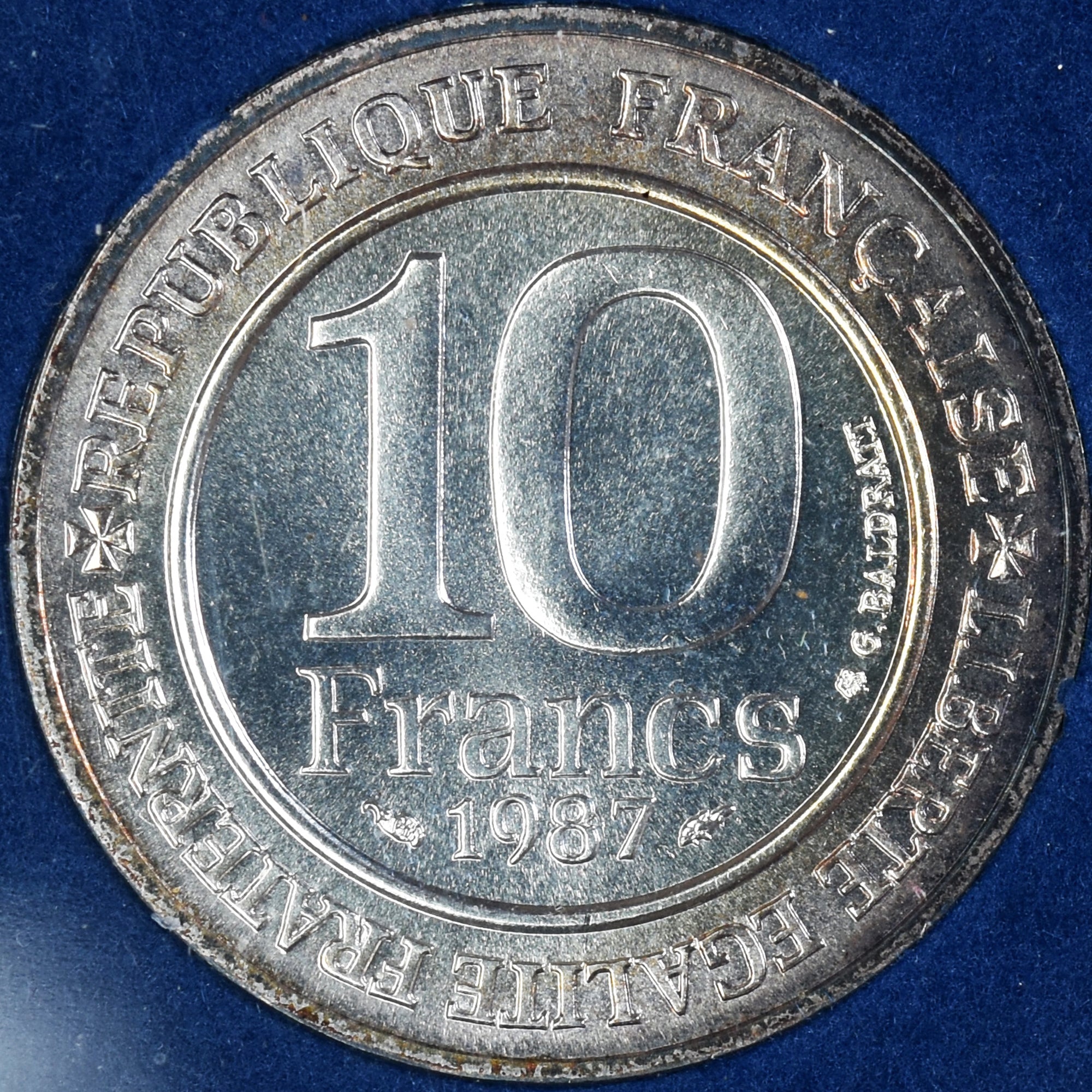 Münze, Frankreich, Millénaire Capétien, 10 Francs, 1987, Monnaie de Paris