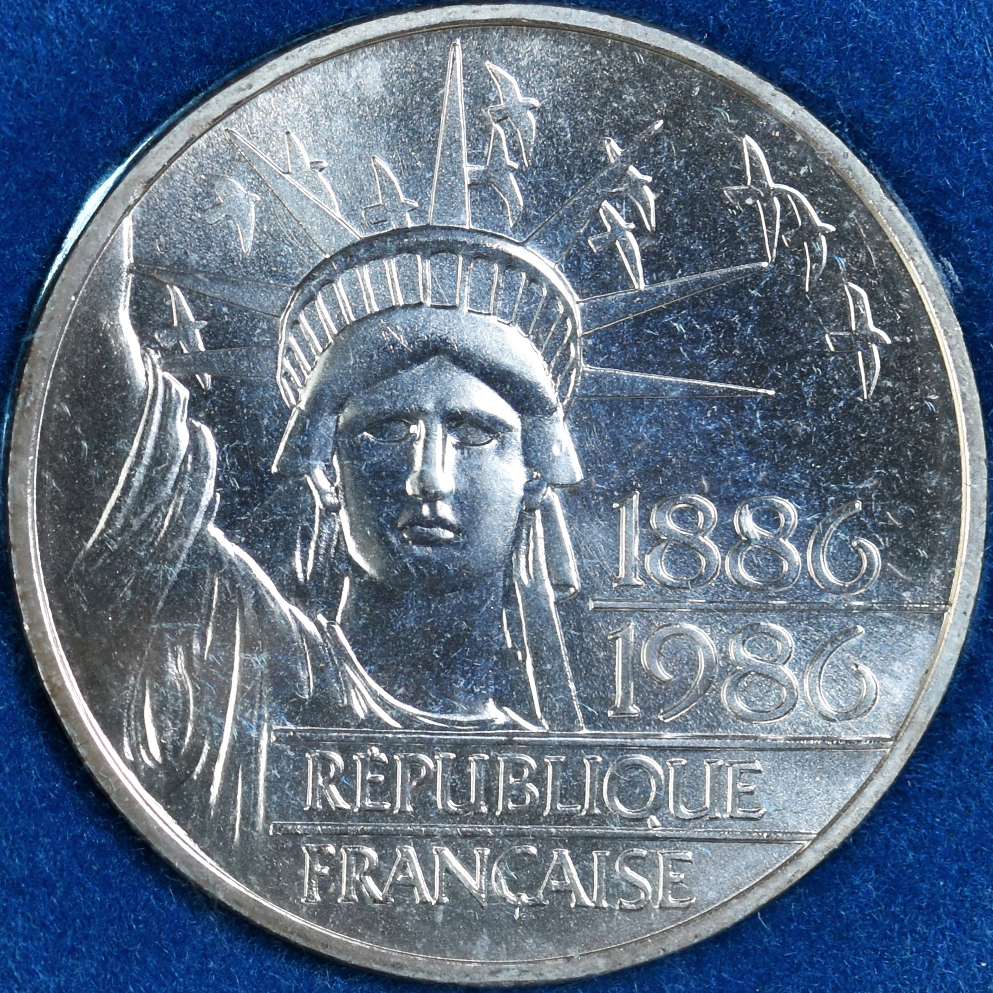 Coin, France, Liberté, 100 Francs, 1986, Monnaie de Paris, BU, MS(65-70)