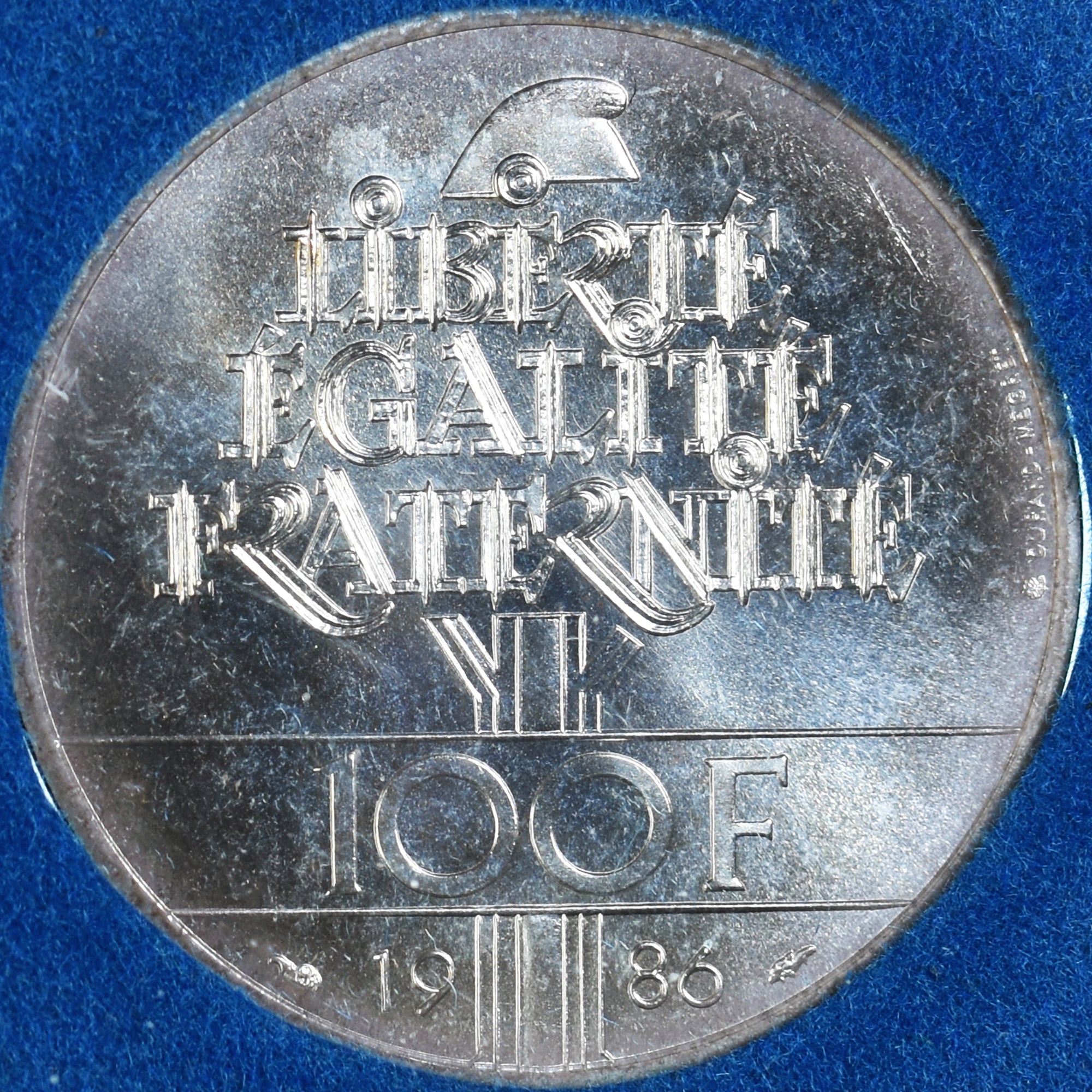 Coin, France, Liberté, 100 Francs, 1986, Monnaie de Paris, BU, MS(65-70)