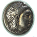 Monnaie, Lesbos, Dionysos, Hecté, 377-326 AV JC, Mytilene, TTB+, Electrum