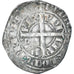 Moneda, Francia, Philippe VI, Gros à la Couronne, 1328-1350, BC+, Vellón