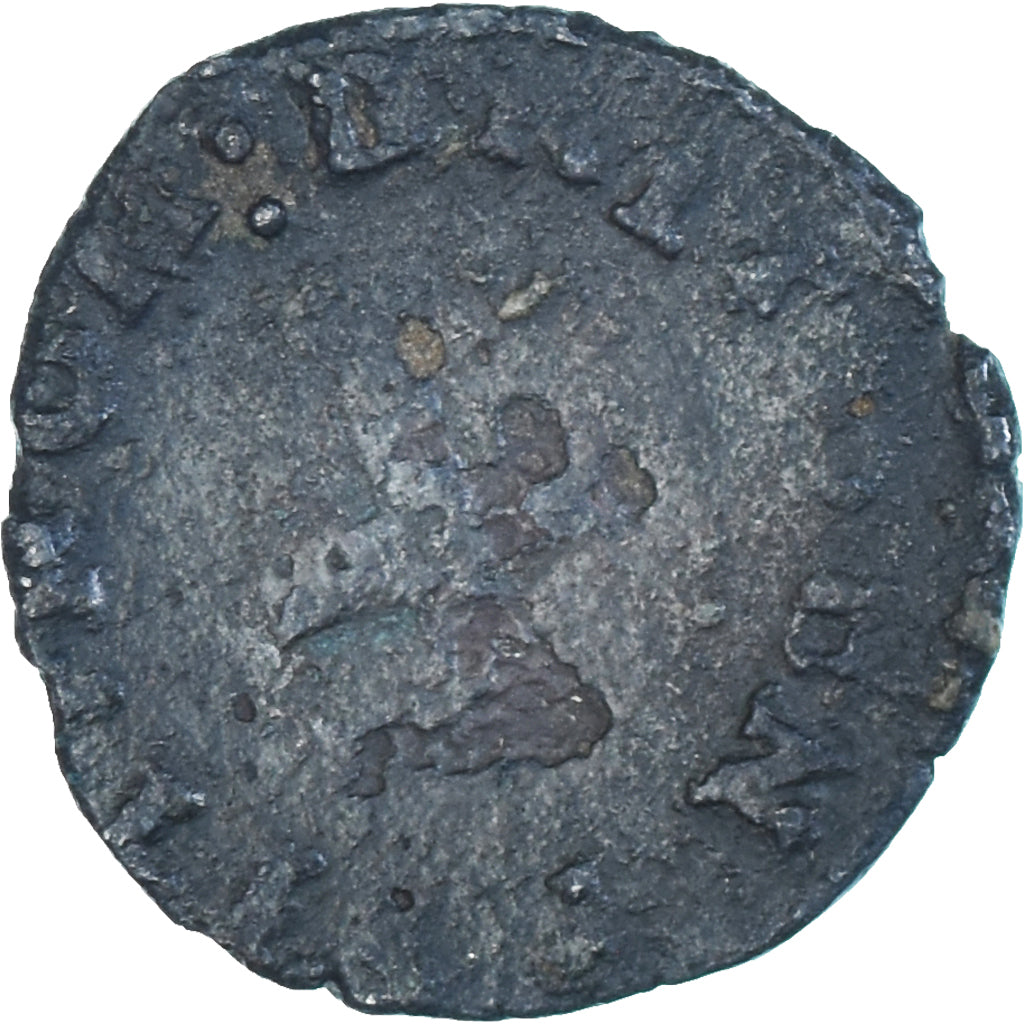 Moneda, Francia, Charles IX, Denier Tournois, 1574, Paris, 1st emission, BC+