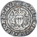 Moeda, França, Henri VI, 1/2 Gros, 1422-1453, Calais, EF(40-45), Prata