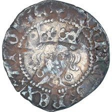Moeda, França, Henri VI, Penny, 1422-1453, Calais, VF(30-35), Lingote