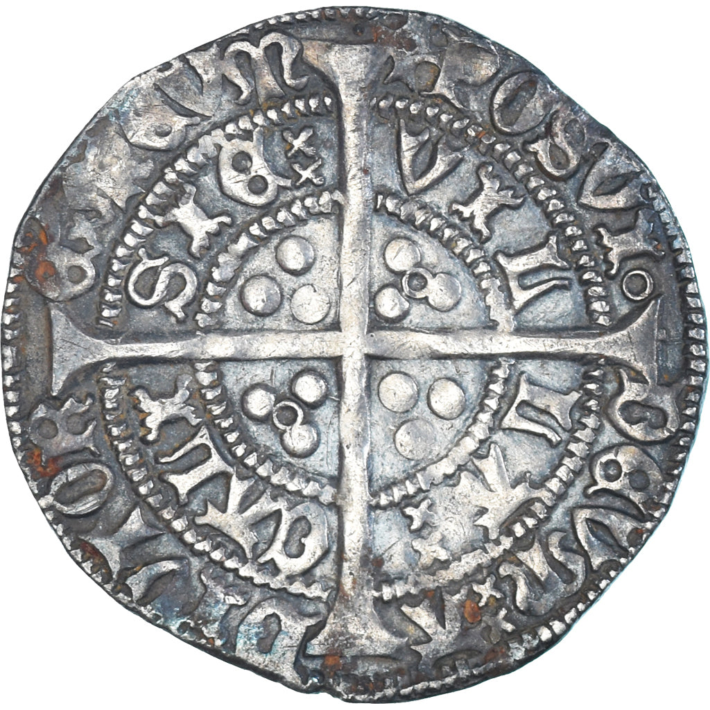 Munten, Frankrijk, Henri VI, Gros, 1422-1453, Calais, ZF+, Zilver