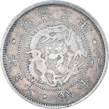 Coin, Japan, Mutsuhito, 20 Sen, 1870, VF(30-35), Silver, KM:Y3