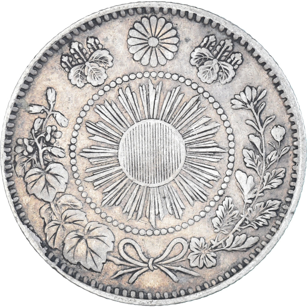Coin, Japan, Mutsuhito, 20 Sen, 1870, VF(30-35), Silver, KM:Y3