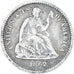 Moneda, Estados Unidos, Seated Liberty, Half Dime, 1862, Philadelphia, BC+