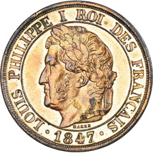 Coin, France, Louis-Philippe, Charte de 1830, 2 Centimes, 1847, Paris, ESSAI
