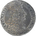 Moneta, Francja, Louis XIV, 1/4 Ecu aux 3 couronnes, 1710, Toulouse, AU(50-53)