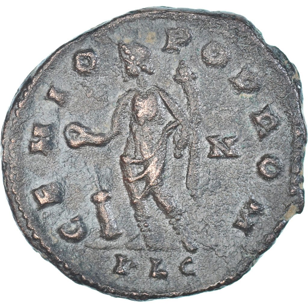 Coin, Constantine I, Follis, 307, Lugdunum, VF(30-35), Copper, RIC:212b