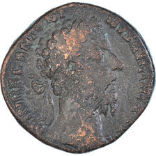 Monnaie, Marc Aurèle, Sesterce, 177-178, Rome, B+, Bronze, RIC:1227