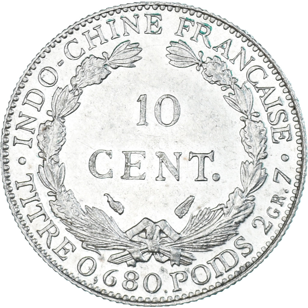 Monnaie, Indochine française, 10 Cents, 1937, SUP+, Argent, KM:16.2
