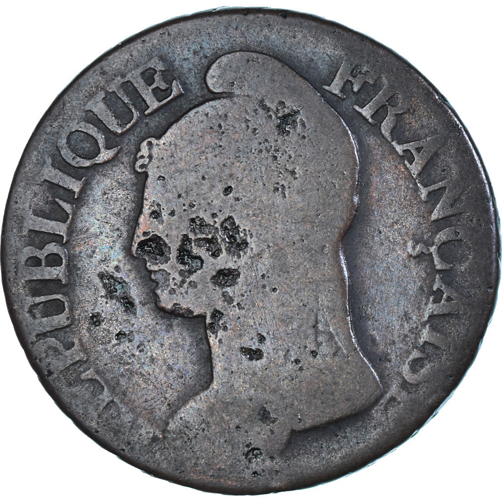 Coin, France, Dupré, 5 Centimes, AN 5, Paris, VF(20-25), Copper, Gadoury:126