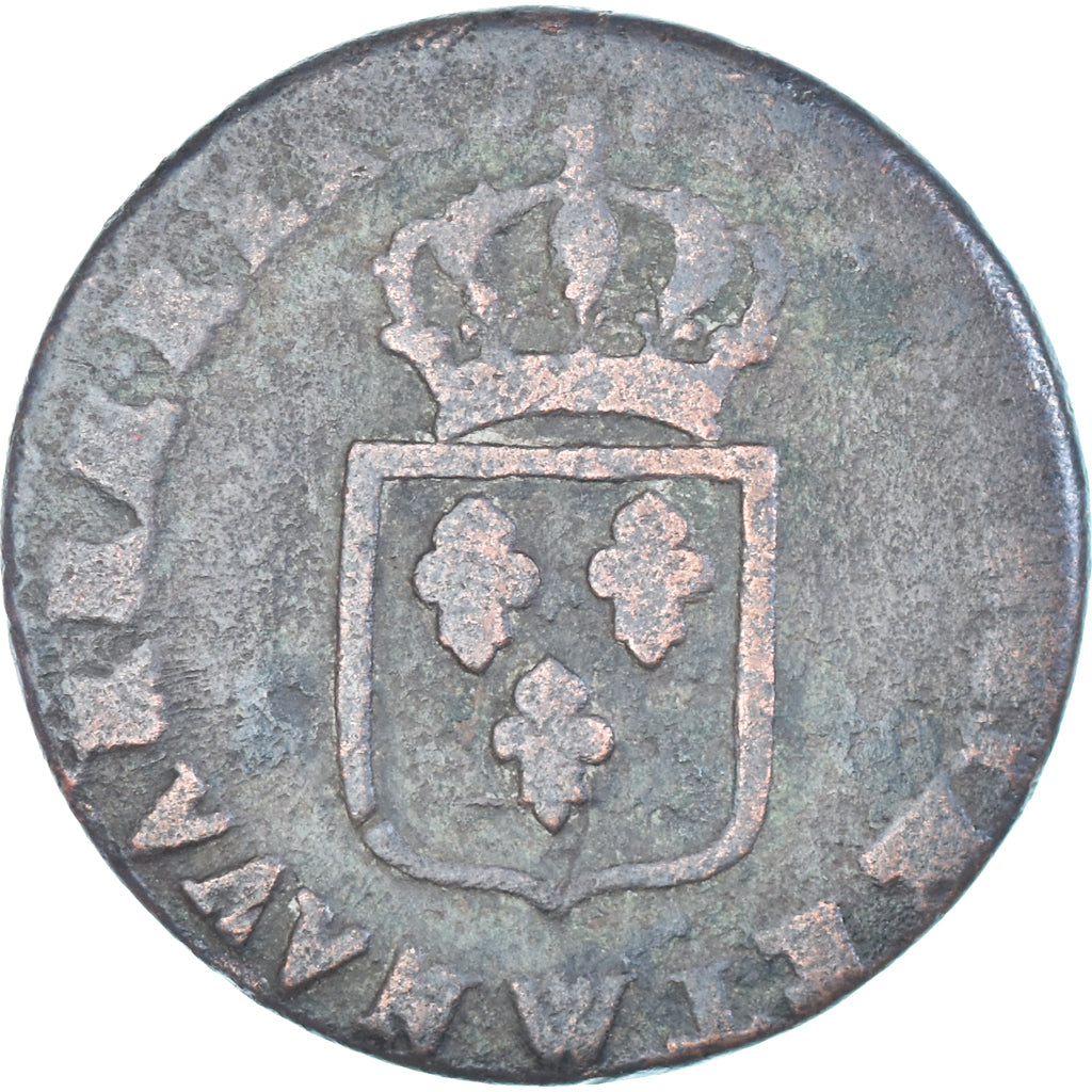 Munten, Frankrijk, Louis XV, Sol à la vieille tête, 1772, Lille, ZG+, Koper