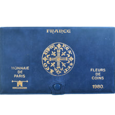 Coin, France, Coffret 1 c. à 50 frs., 1980, Monnaie de Paris, FDC, MS(65-70)