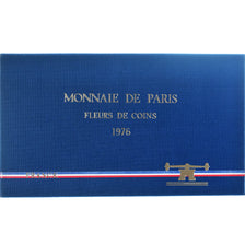Munten, Frankrijk, Coffret 1 c. à 50 frs., 1976, Monnaie de Paris, FDC, FDC