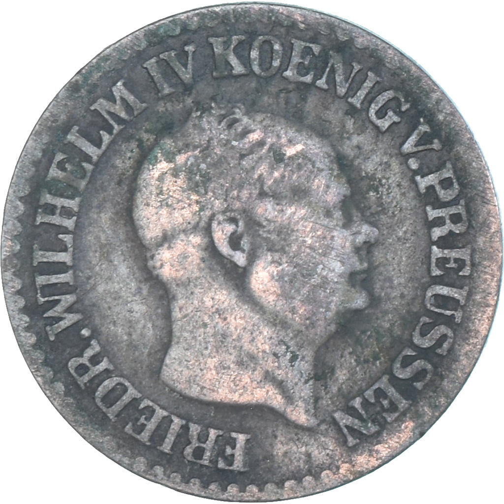Moeda, Alemanha, Friedrich Wilhelm IV, Silber Groschen, 1860, Berlin, VF(30-35)