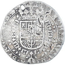 Coin, Spanish Netherlands, Philip IV, 1/4 Patagon, 1631, Brussels, VF(30-35)