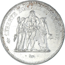Coin, France, Hercule, 50 Francs, 1974, Paris, AU(55-58), Silver, KM:941.1