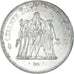 Coin, France, Hercule, 50 Francs, 1974, Paris, AU(55-58), Silver, KM:941.1
