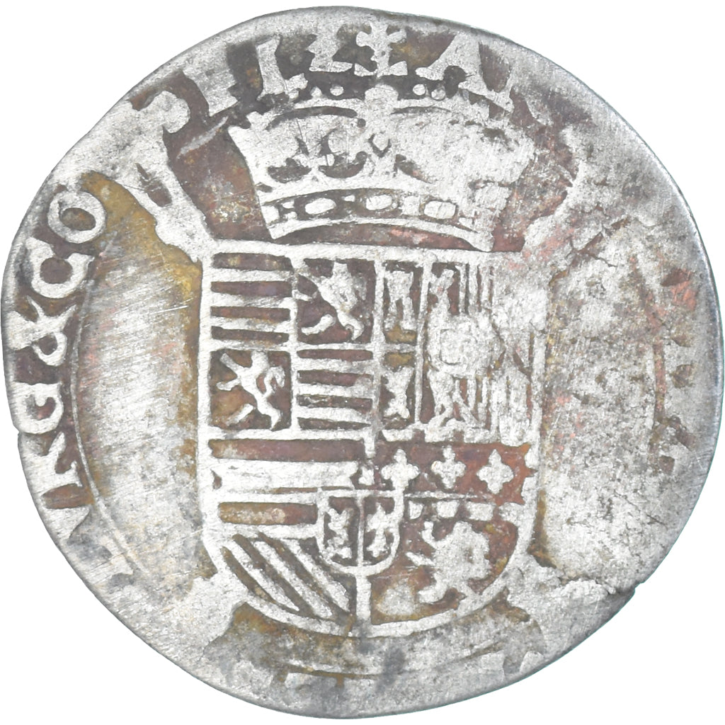 Munten, België, Albert & Isabella, Escalin au paon, n.d. (1598-1621), Bruges