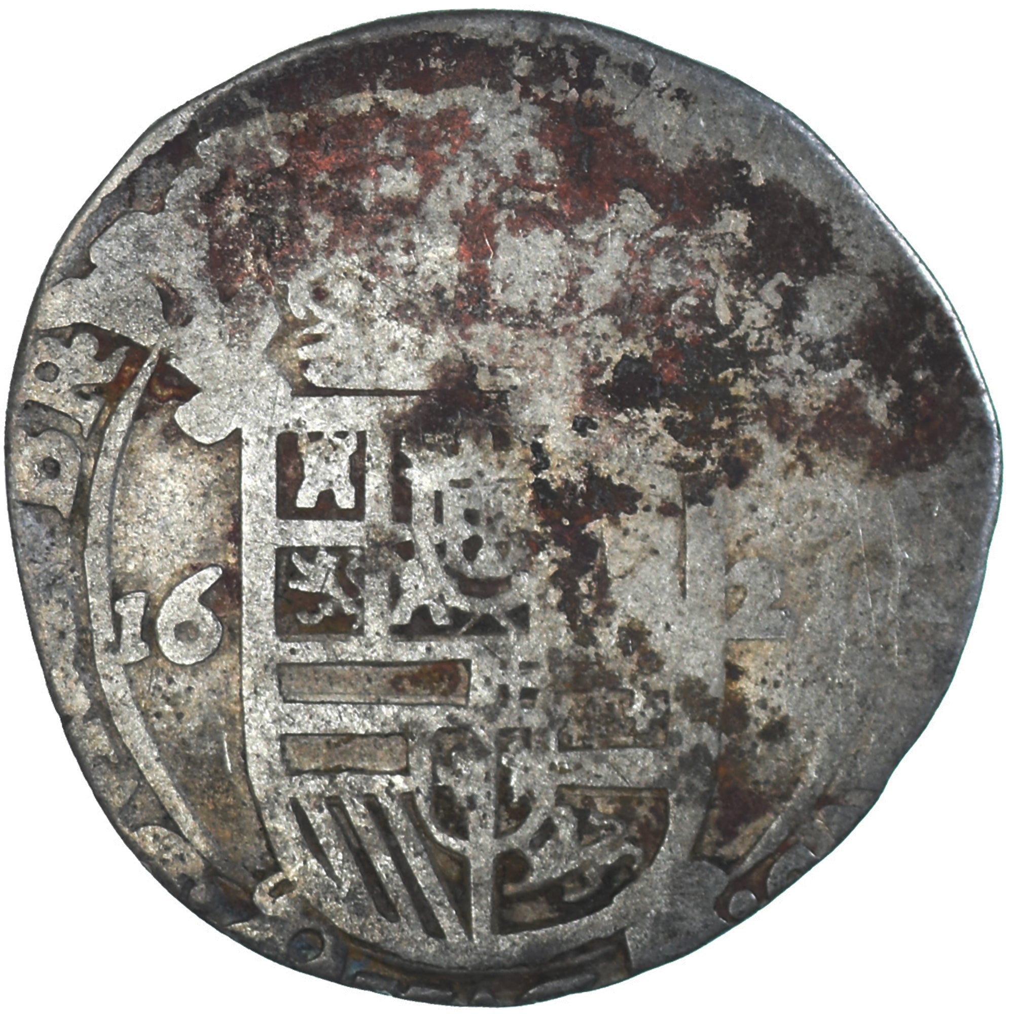 Coin, Spanish Netherlands, Philip IV, Escalin, 1621, F(12-15), Silver