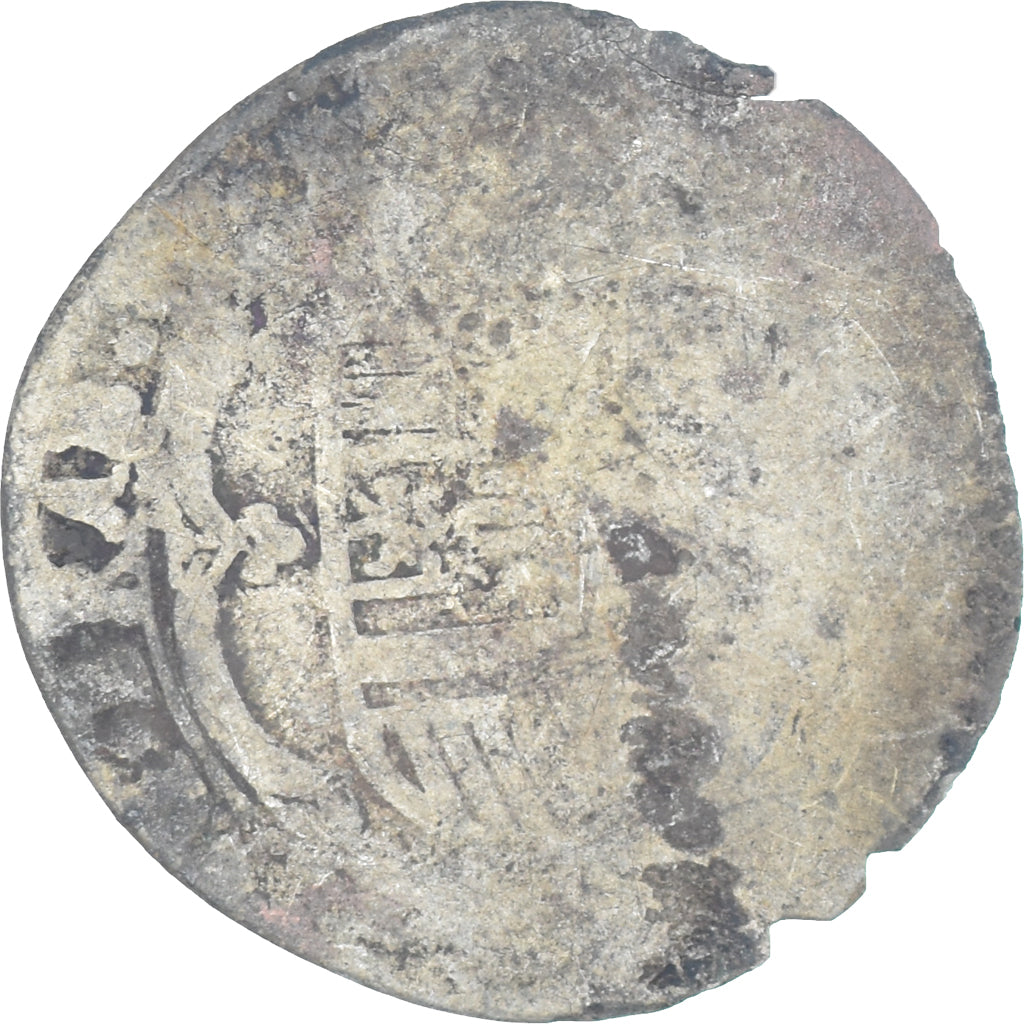 Coin, Spanish Netherlands, Albert & Isabella, Stuiver, 1598-1621, VG(8-10)