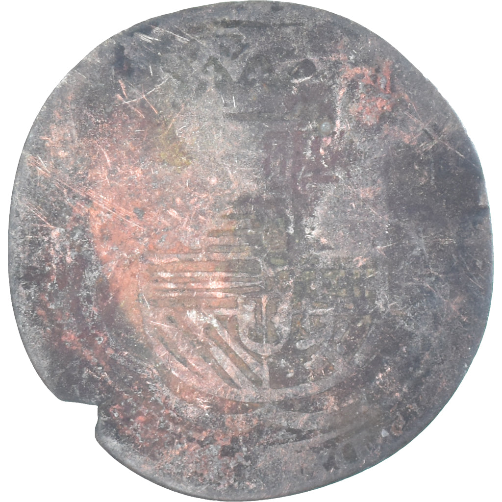 Coin, Spanish Netherlands, Albert & Isabella, Stuiver, 1598-1621, VG(8-10)