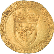 Moeda, França, François Ier, Écu d'or au soleil, 1519-1547, Toulouse, 5º