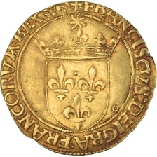 Coin, France, François Ier, Écu d'or au soleil, 1519-1547, Lyon, 5th type