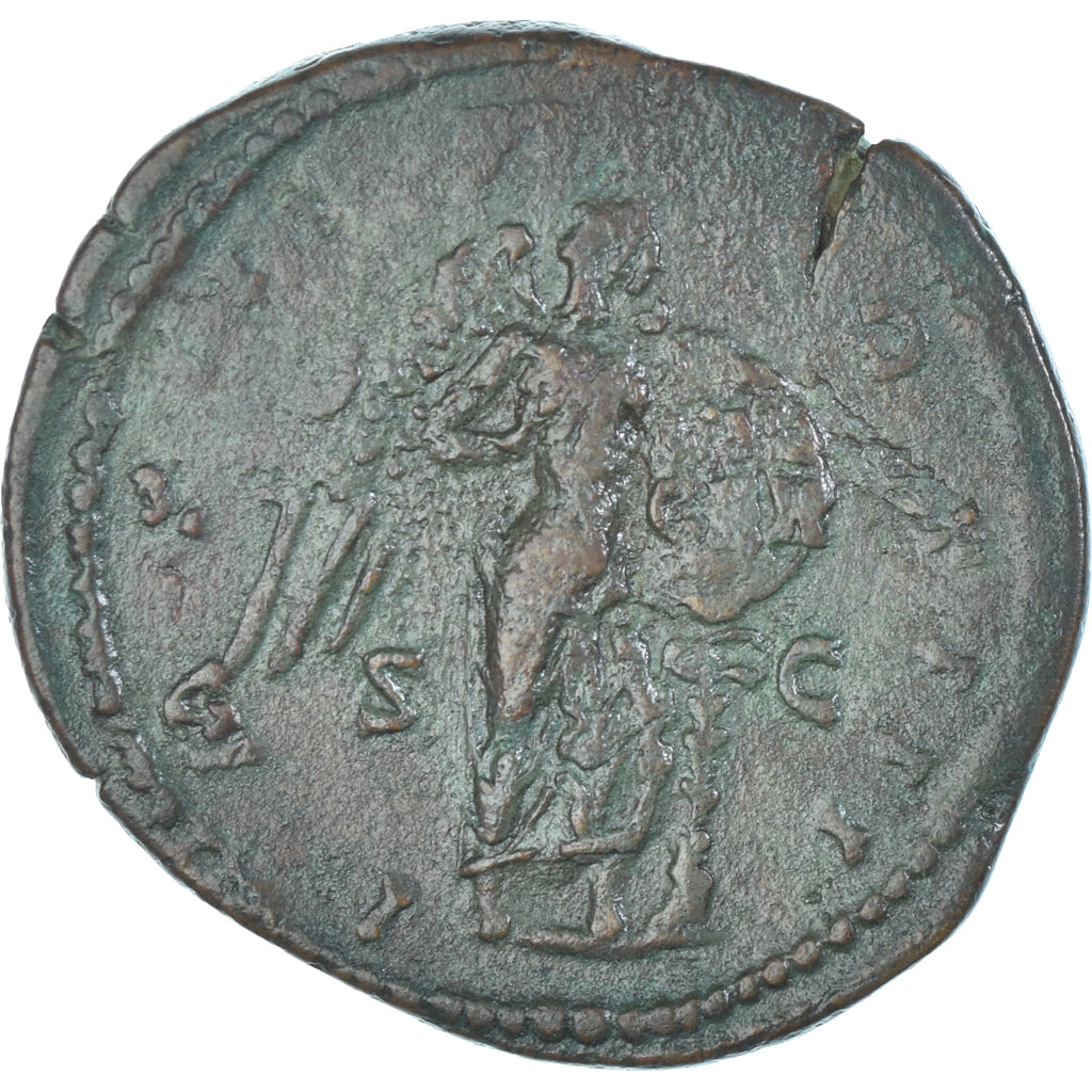 Coin, Marcus Aurelius, Sestertius, 170-171, Rome, AU(50-53), Bronze, RIC:1001