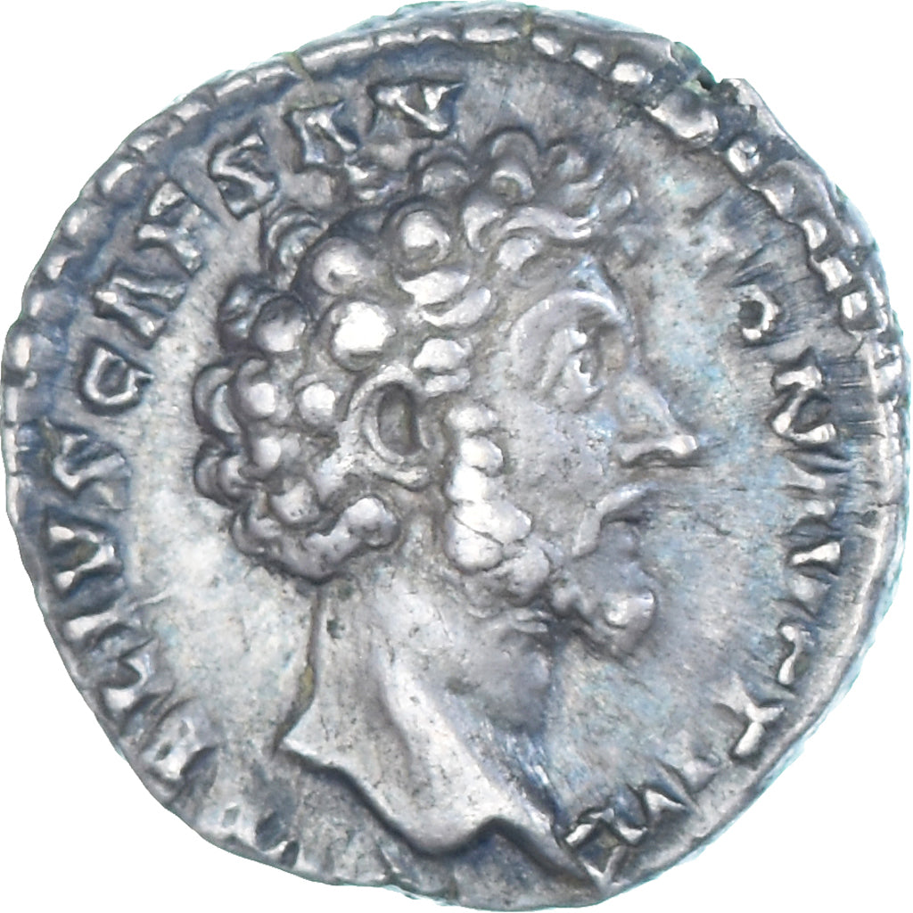 Coin, Marcus Aurelius, Denarius, 155-156, Rome, AU(50-53), Silver, RIC:467b