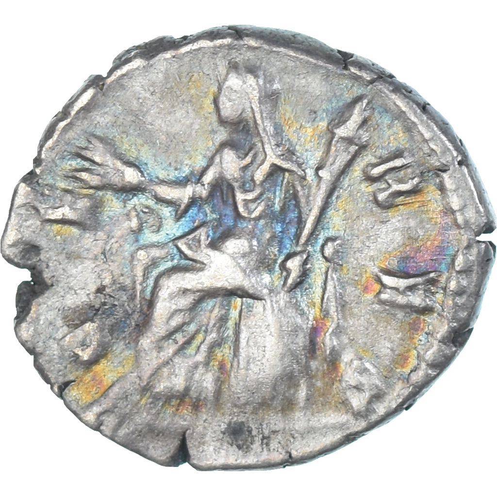 Coin, Faustina II, Denarius, 161-176, Rome, AU(50-53), Silver, RIC:669