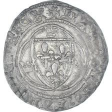 Coin, France, Charles VII, Blanc à la couronne, 1436-1461, Toulouse, AU(50-53)