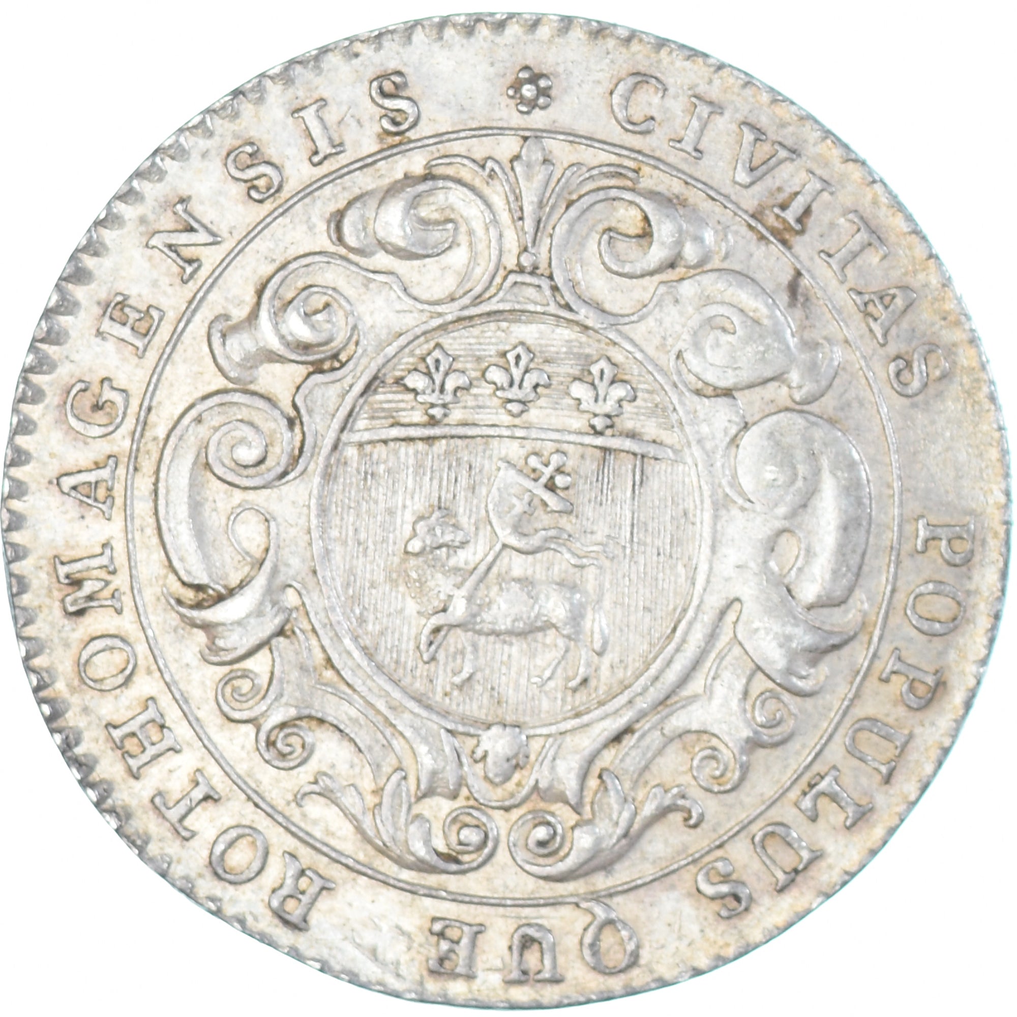 Frankreich, betaalpenning, Antoine-Louis Le Couteulx, Ville de Rouen, 1764, SS+