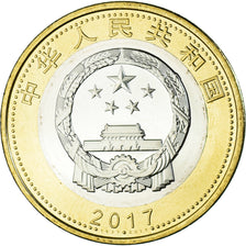 Coin, China, 90th Anniversary - People's Liberation Army, 10 Yüan, 2017