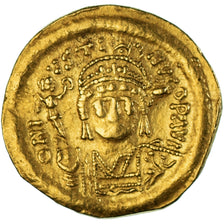 Coin, Justin II, Solidus, 565-578, Constantinople, AU(55-58), Gold, Sear:344