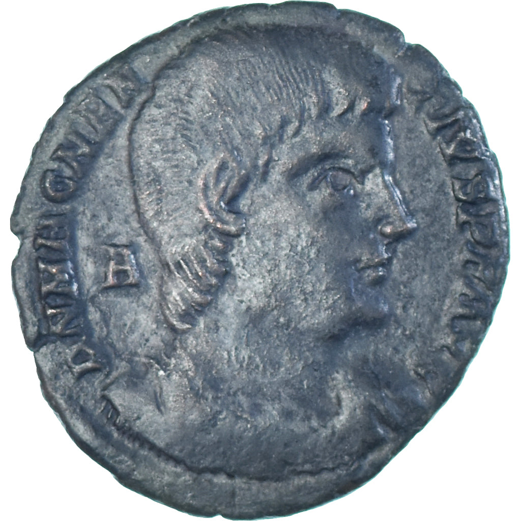 Moneta, Magnentius, Follis, 350-353, Trier, VF(30-35), Brązowy, RIC:312