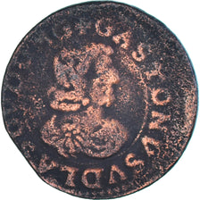 Moneta, Francja, DOMBES, Gaston d'Orléans, Double Tournois, 1641, Trévoux