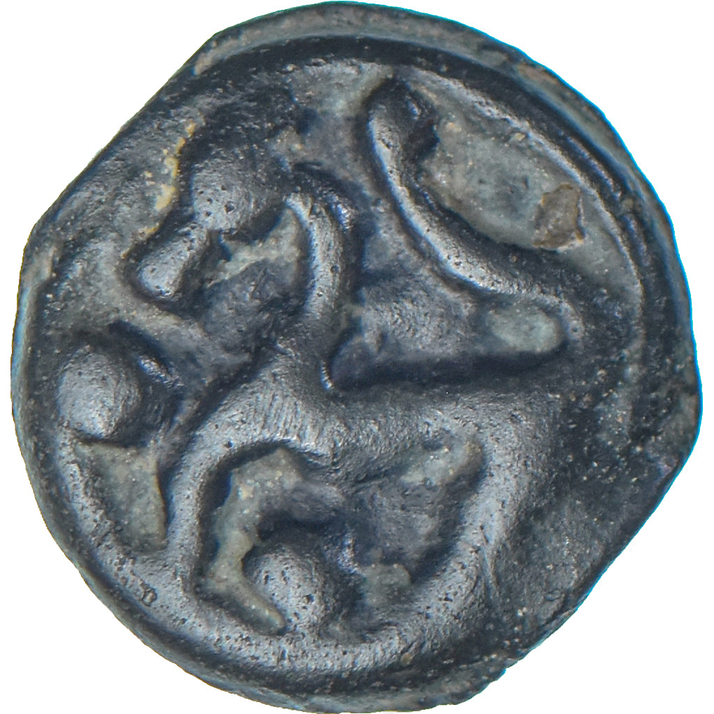 Moeda, Senones, potin à la tête d’indien, 1st century BC, VF(30-35), Bronze