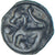 Moneda, Senones, potin à la tête d’indien, 1st century BC, BC+, Bronce