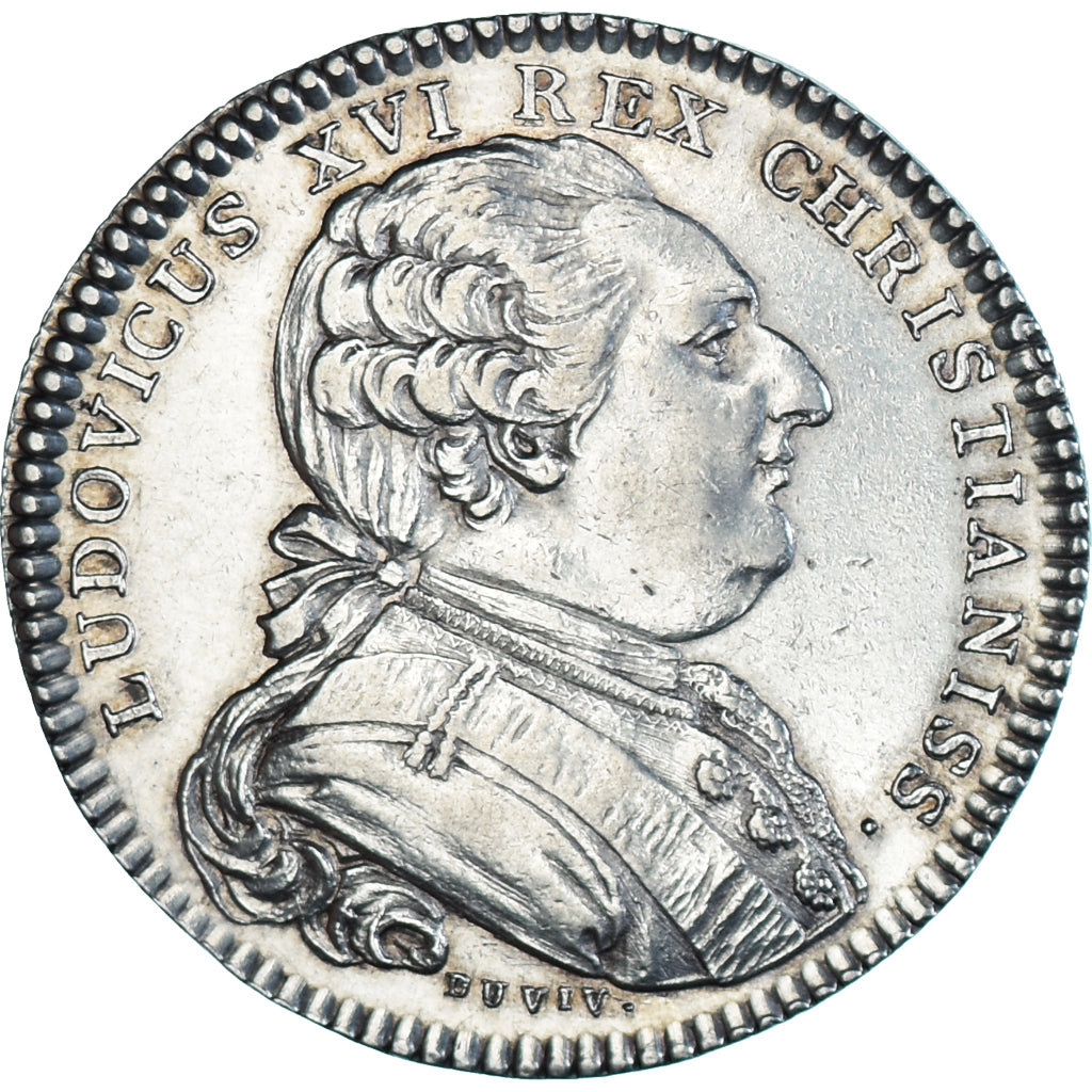 France, Token, Louis XVI, Etats de Bourgogne, 1789, MS(63), Silver